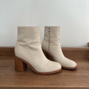 Marc Fisher Liana Square Toe Block Heel Bootie - Size 8.5